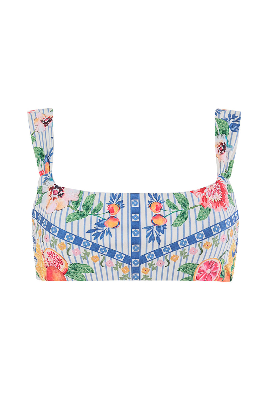 Sele Bikini Top in White