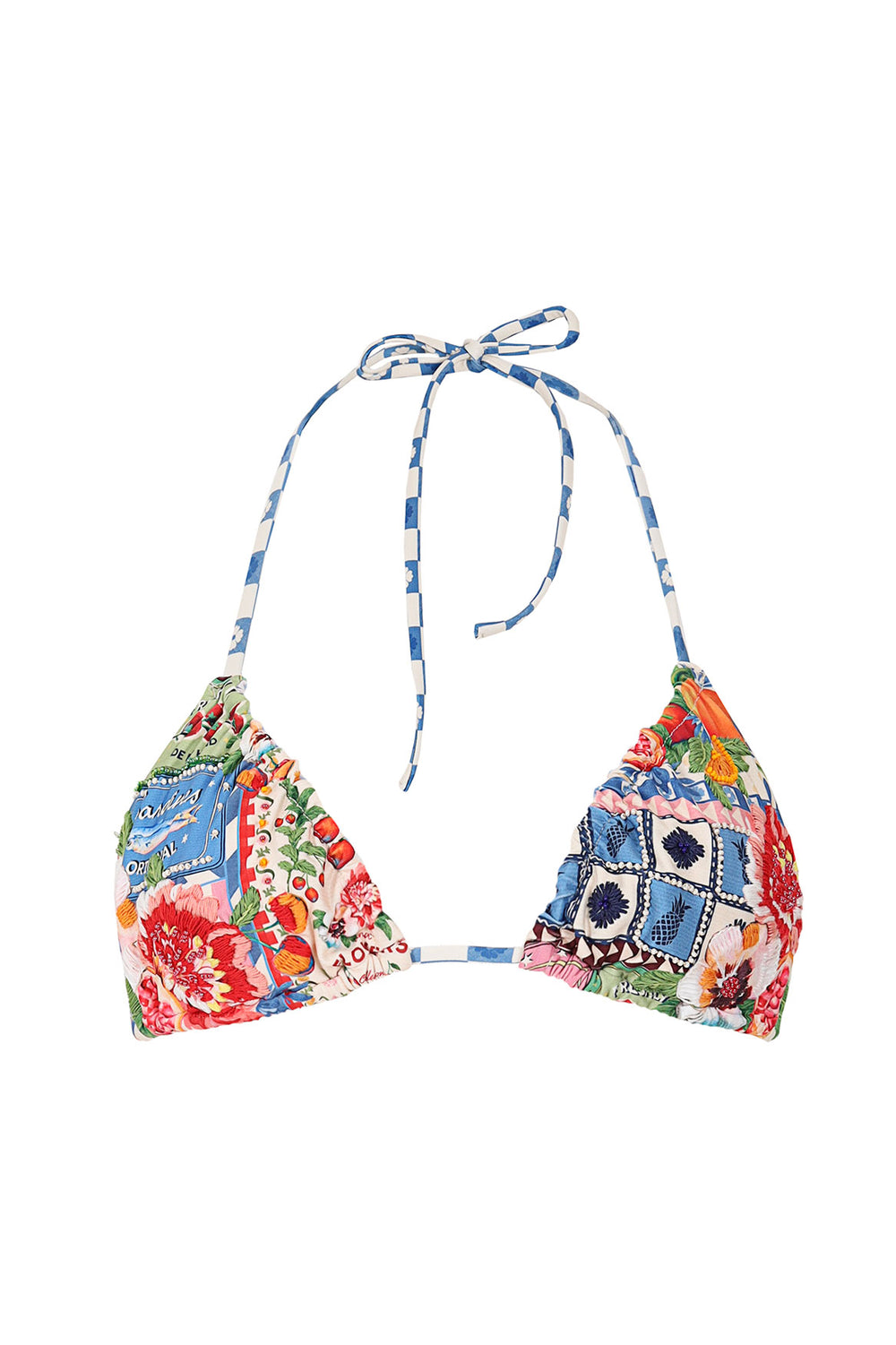 Valle Bikini Top in Multi