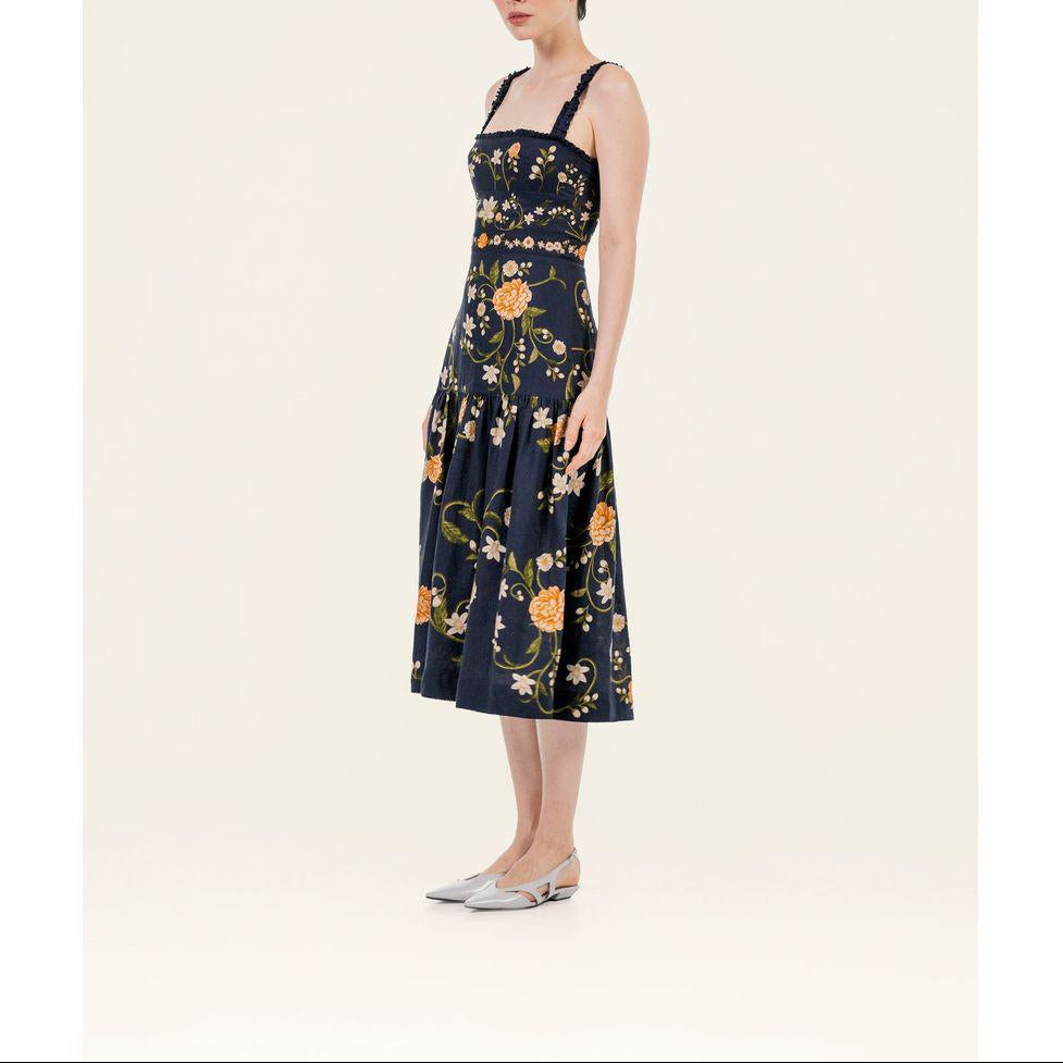 Nispero Valle Midi Dress