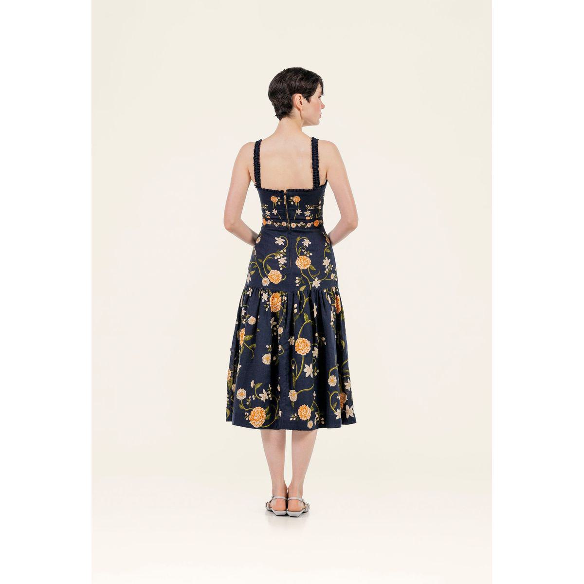 Nispero Valle Midi Dress