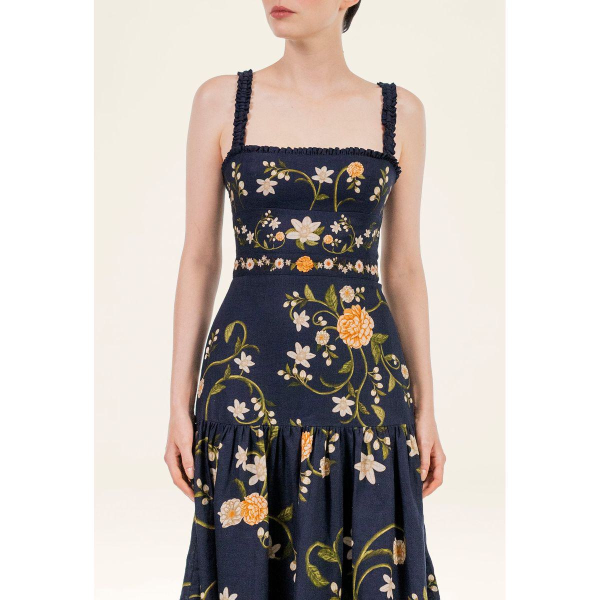 Nispero Valle Midi Dress