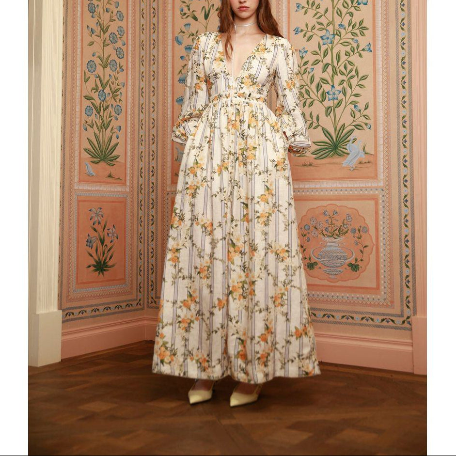Frambuesa Valle Maxi Dress