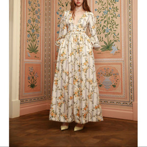 Frambuesa Valle Maxi Dress