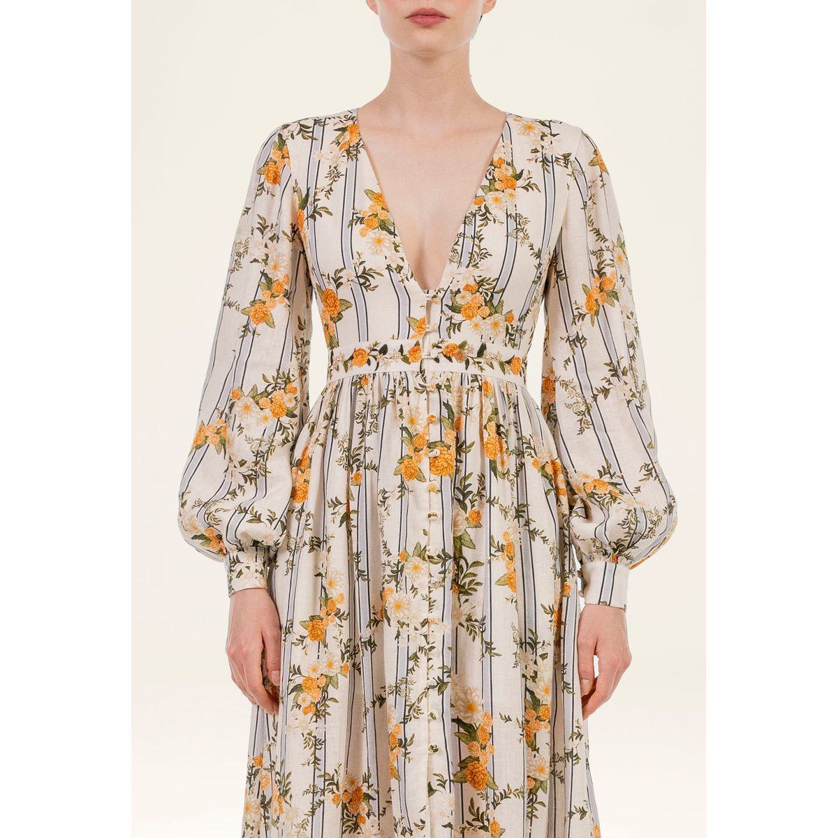 Frambuesa Valle Maxi Dress