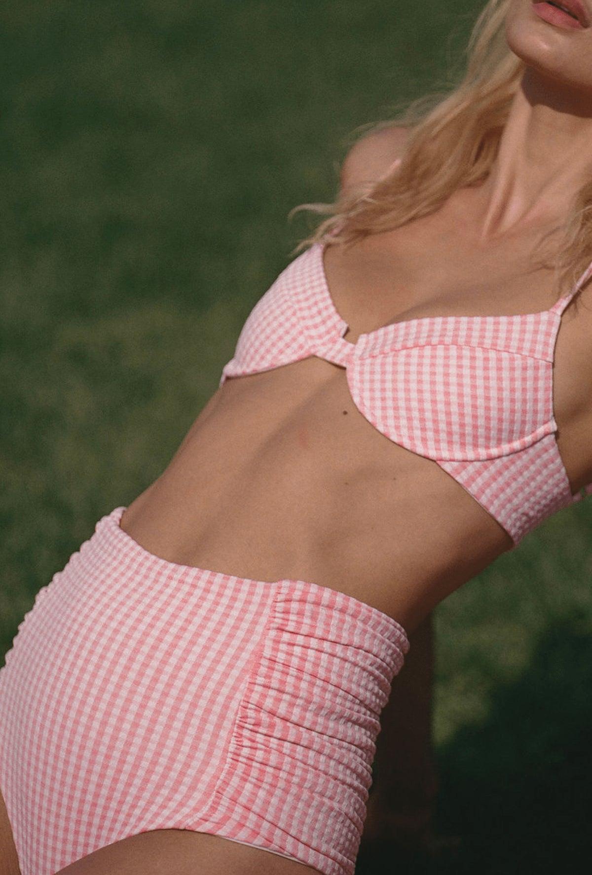 The Lulu Top in Primrose Plaid