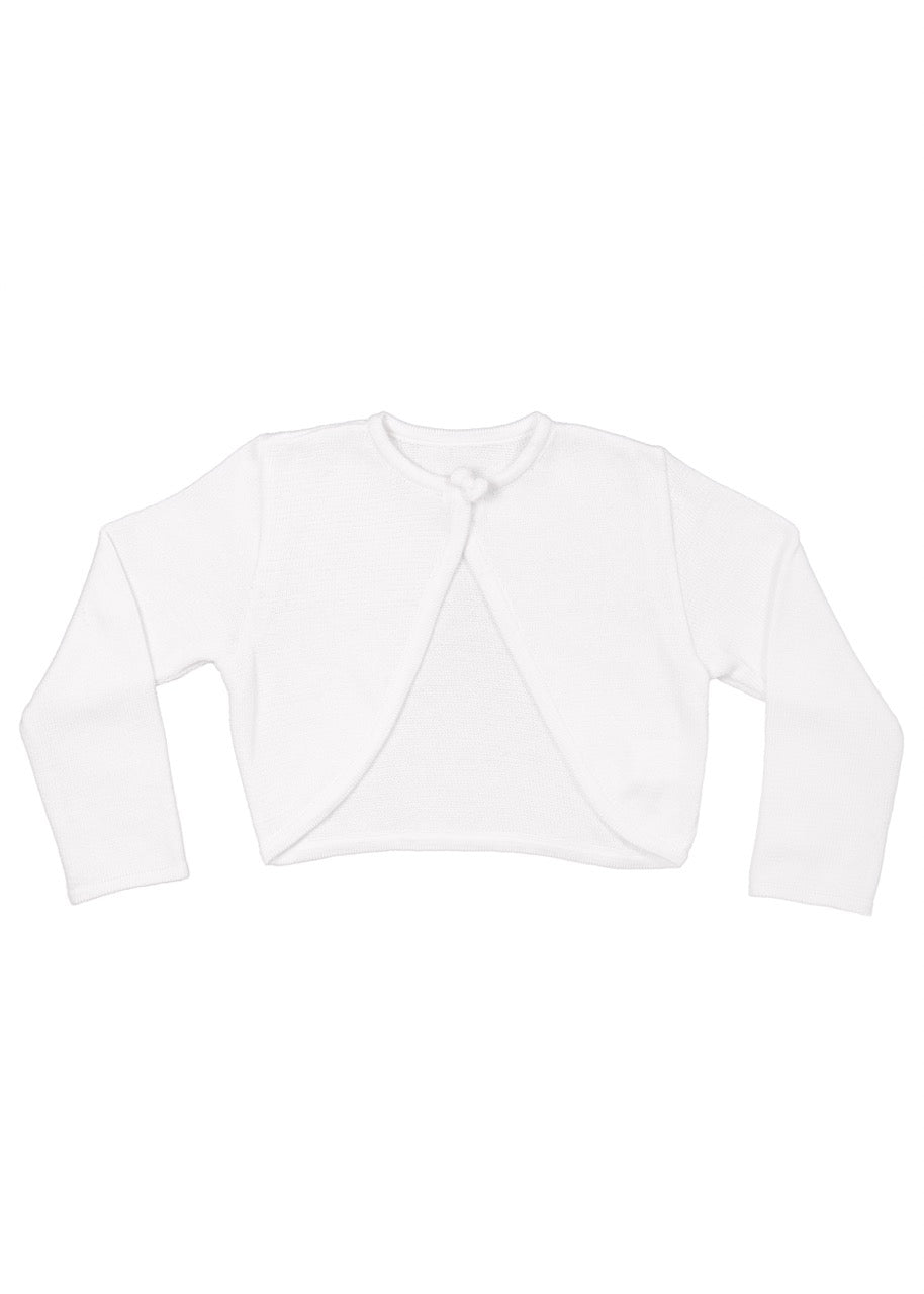 Bolero Sweater in White