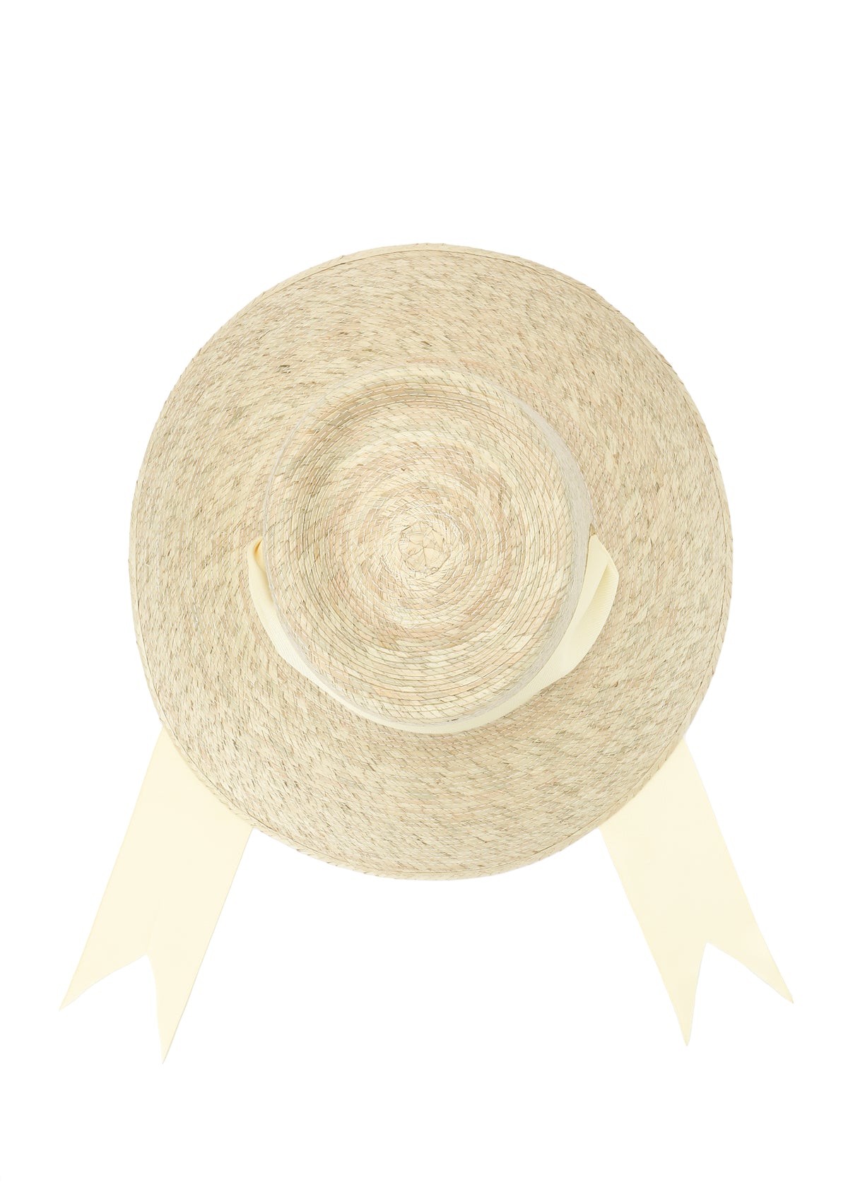 Wildflower Sun Hat With Wide Ivory Grosgrain Ribbon