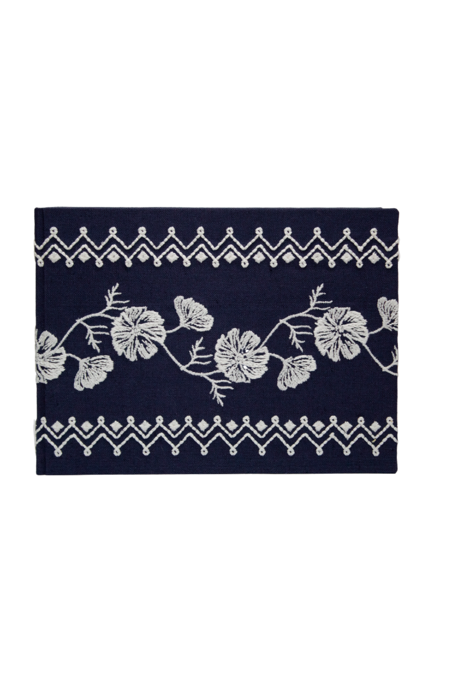 Cosmo Guest Book in Navy Stripe