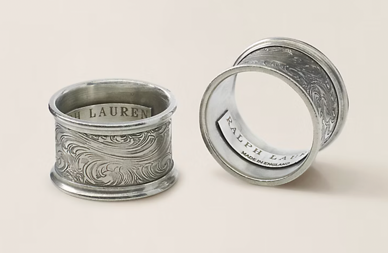 Aidan Napkin Ring Set