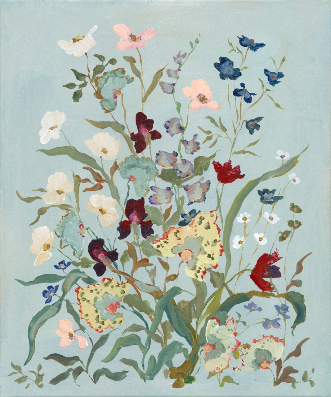 Robin's Egg Cornucopia Print: No. 2