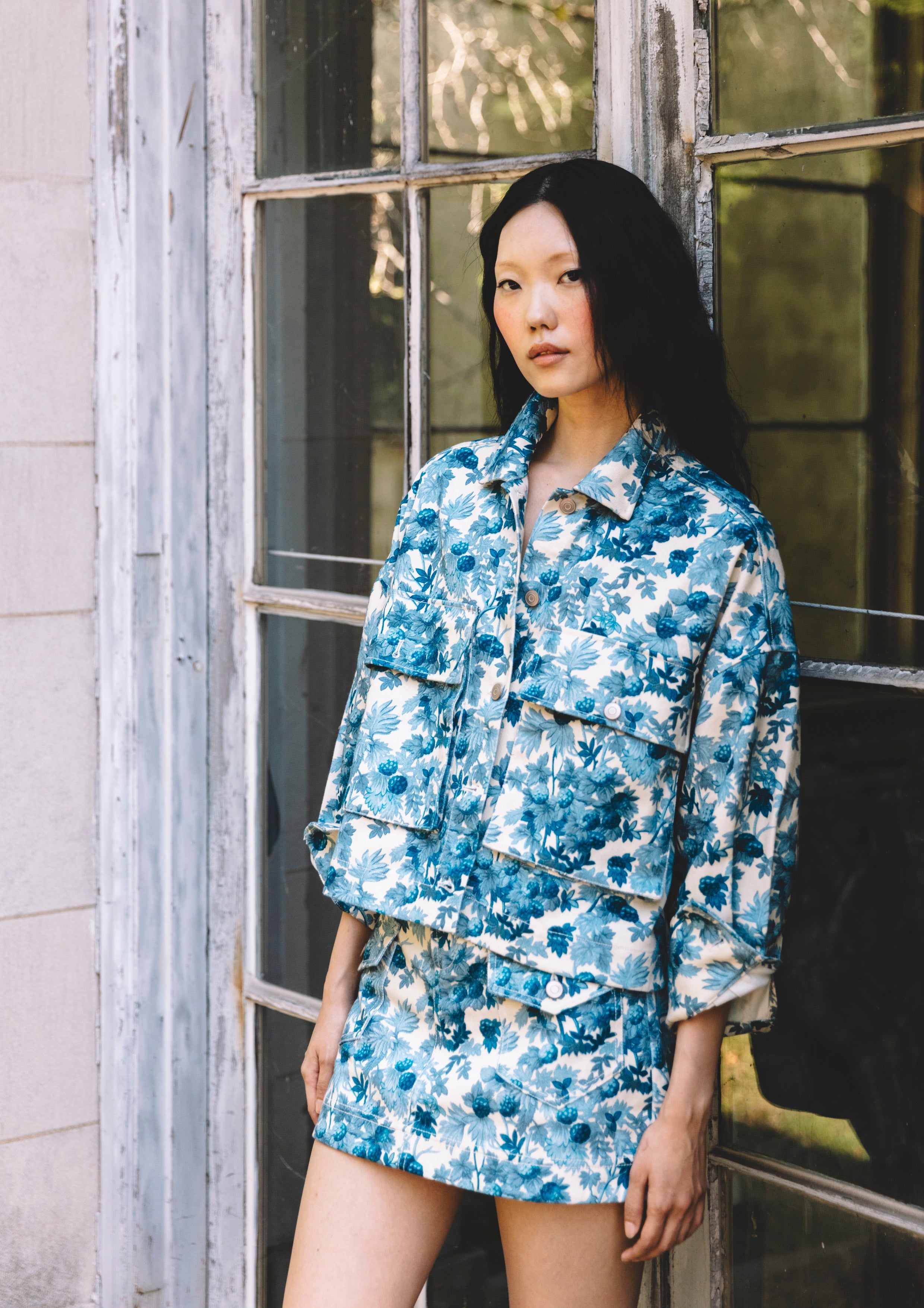 Kobie Jacket in Berries Egret