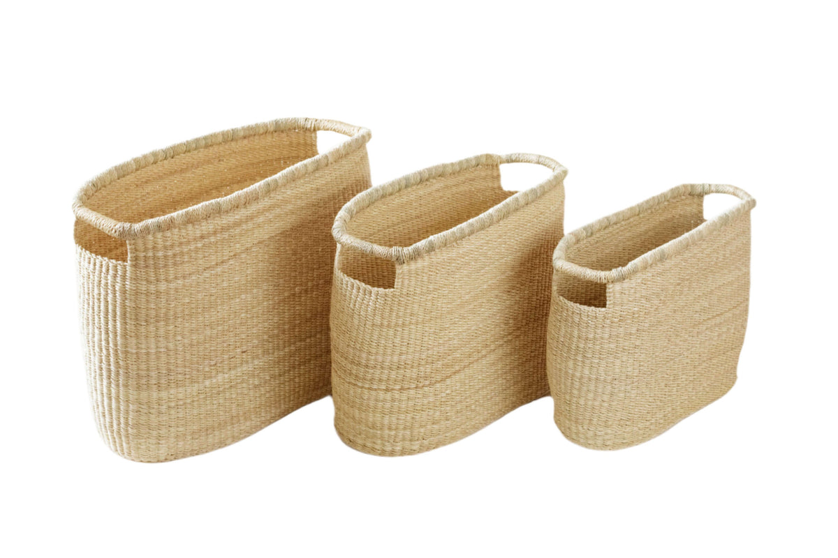 Bolga Nesting Baskets Set of 3