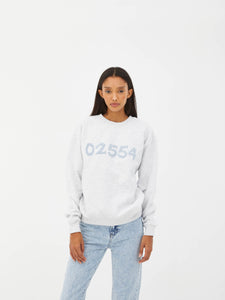 Denim Letter Sweatshirt