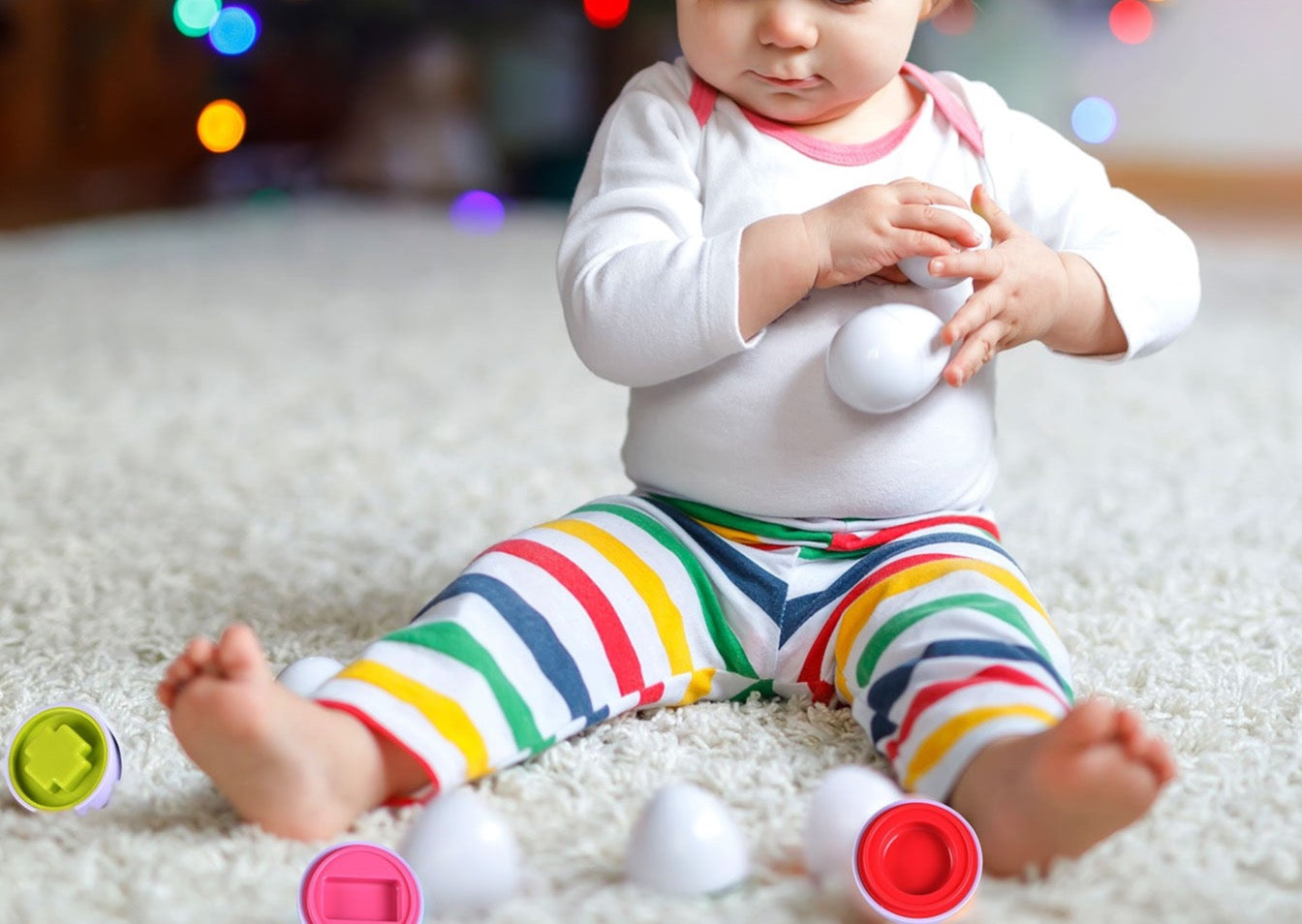 Shape Sorter Eggs 12 Piece playset | Over The Moon