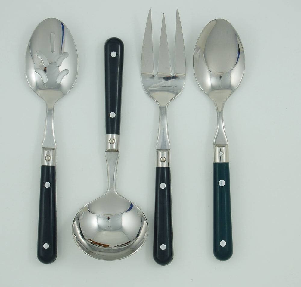 LePrix 4-Piece Hostess Set in Hunter Green