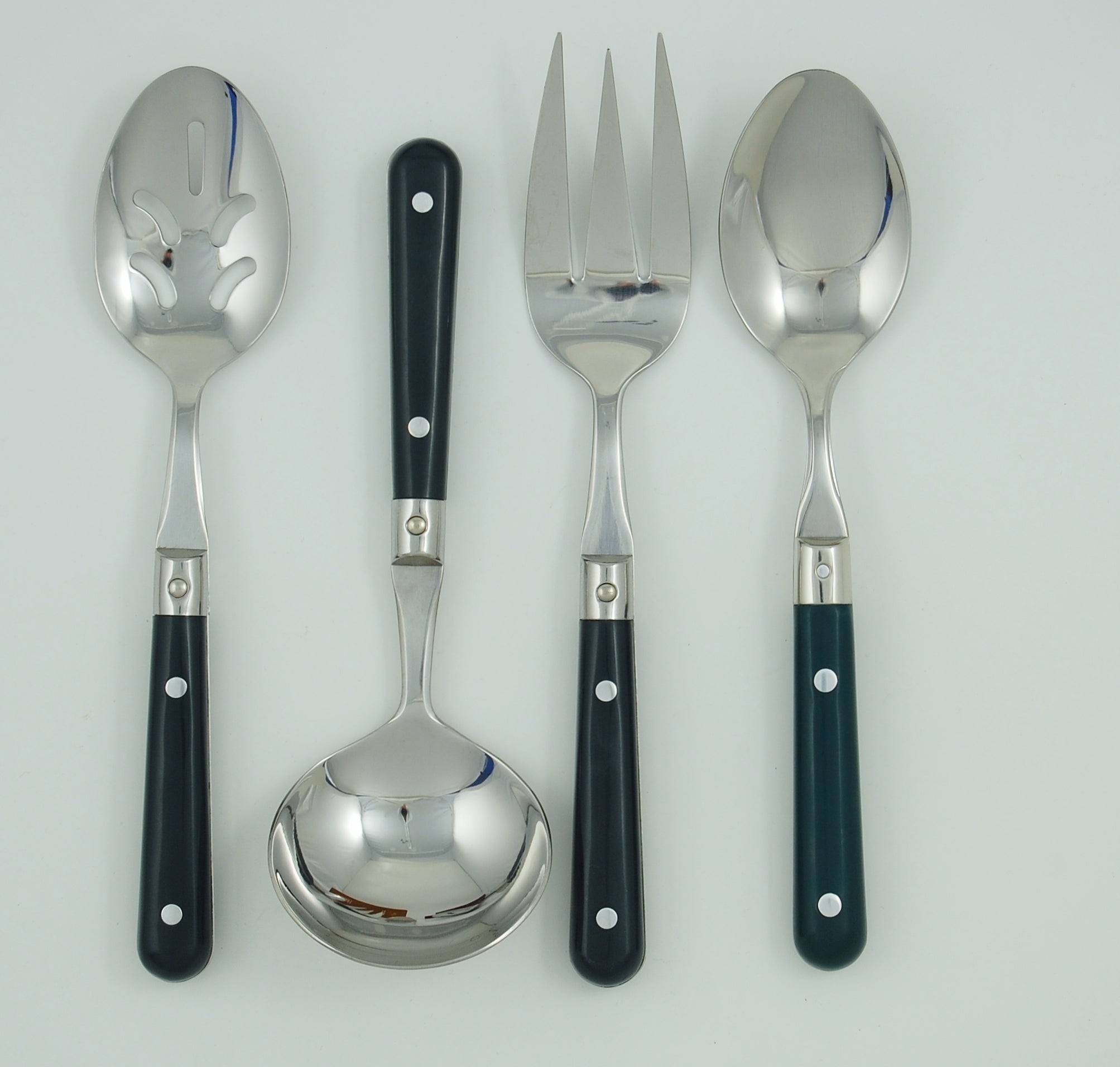 LePrix 4-Piece Hostess Set in Hunter Green