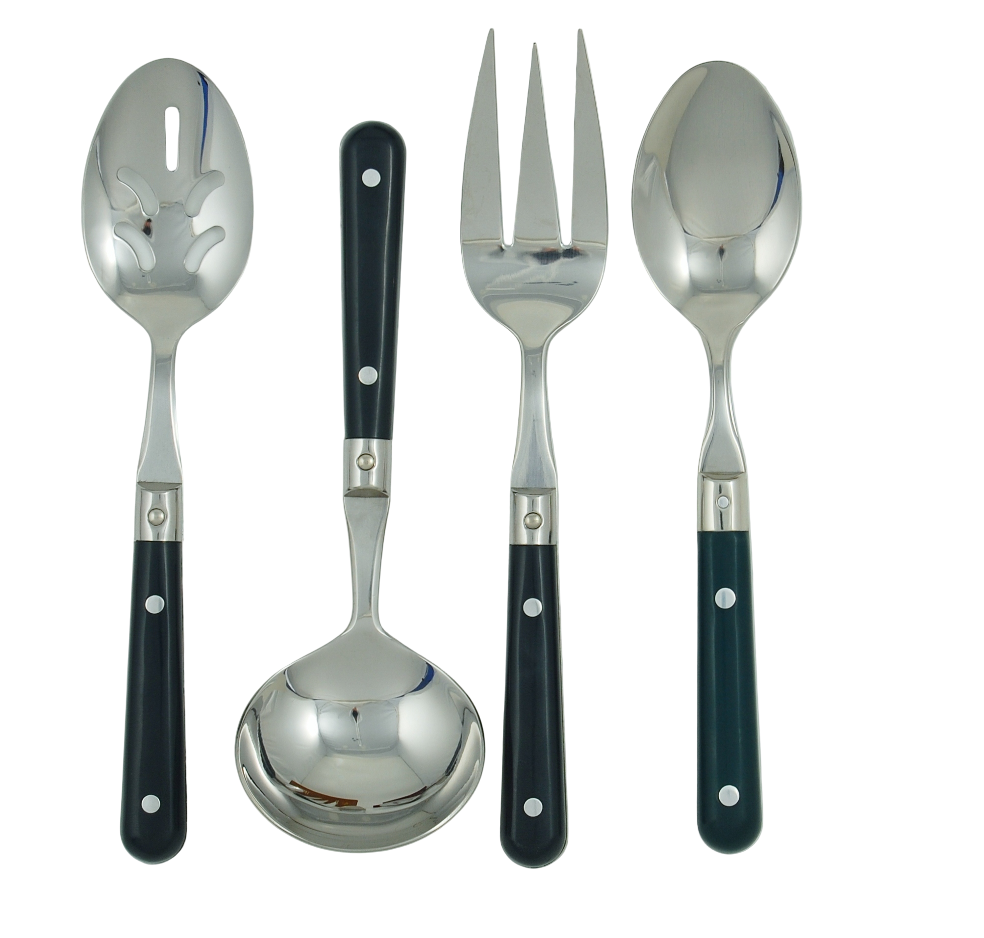 LePrix 4-Piece Hostess Set in Hunter Green