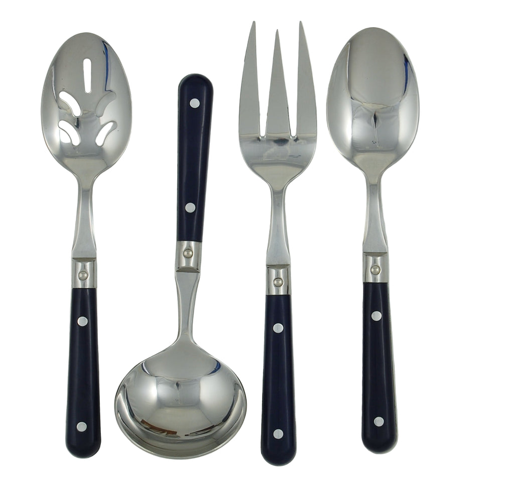 LePrix 4-Piece Hostess in Navy Blue