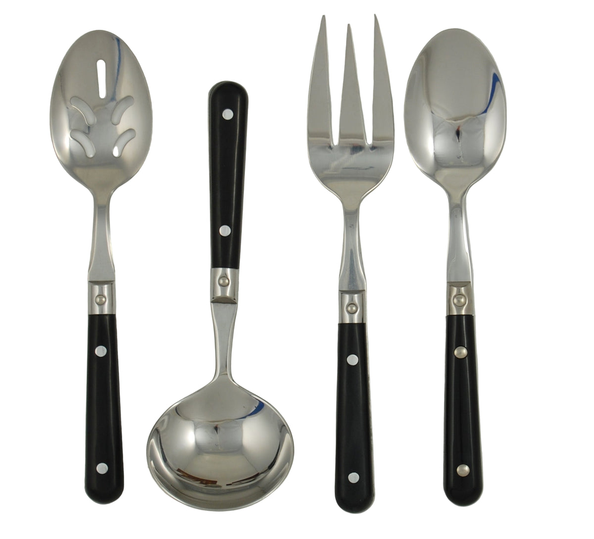 LePrix 4-Piece Hostess Set in Black