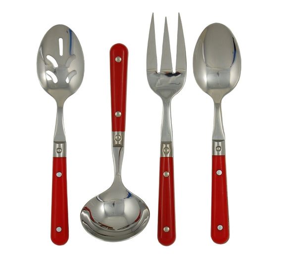 LePrix 4-Piece Hostess Set in Milano Red