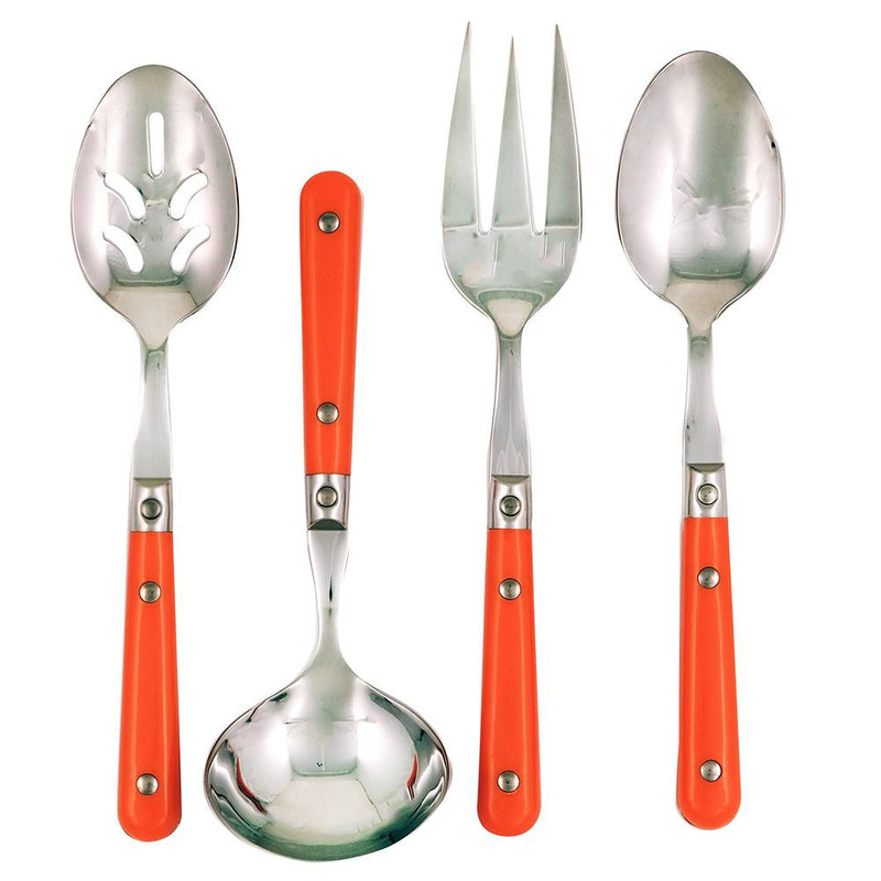 LePrix 4-Piece Hostess Set in Persimmon