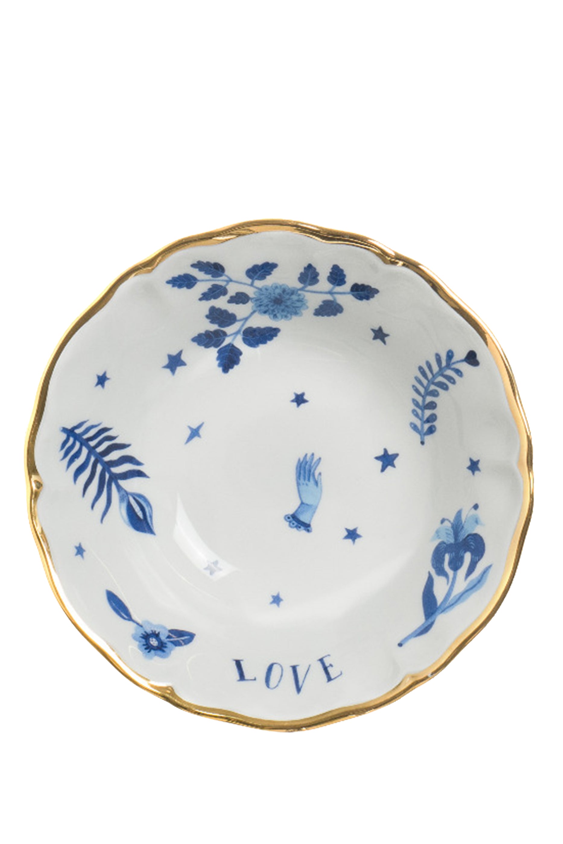 Bitossi Floral Blue Bowl