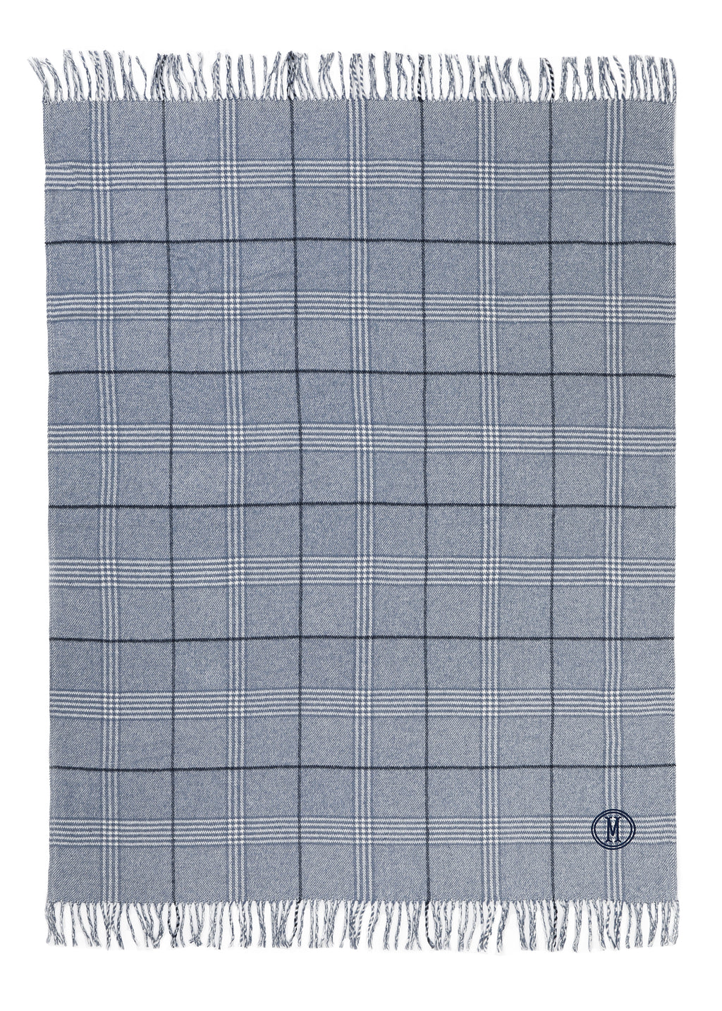 Windowpane Plaid Throw