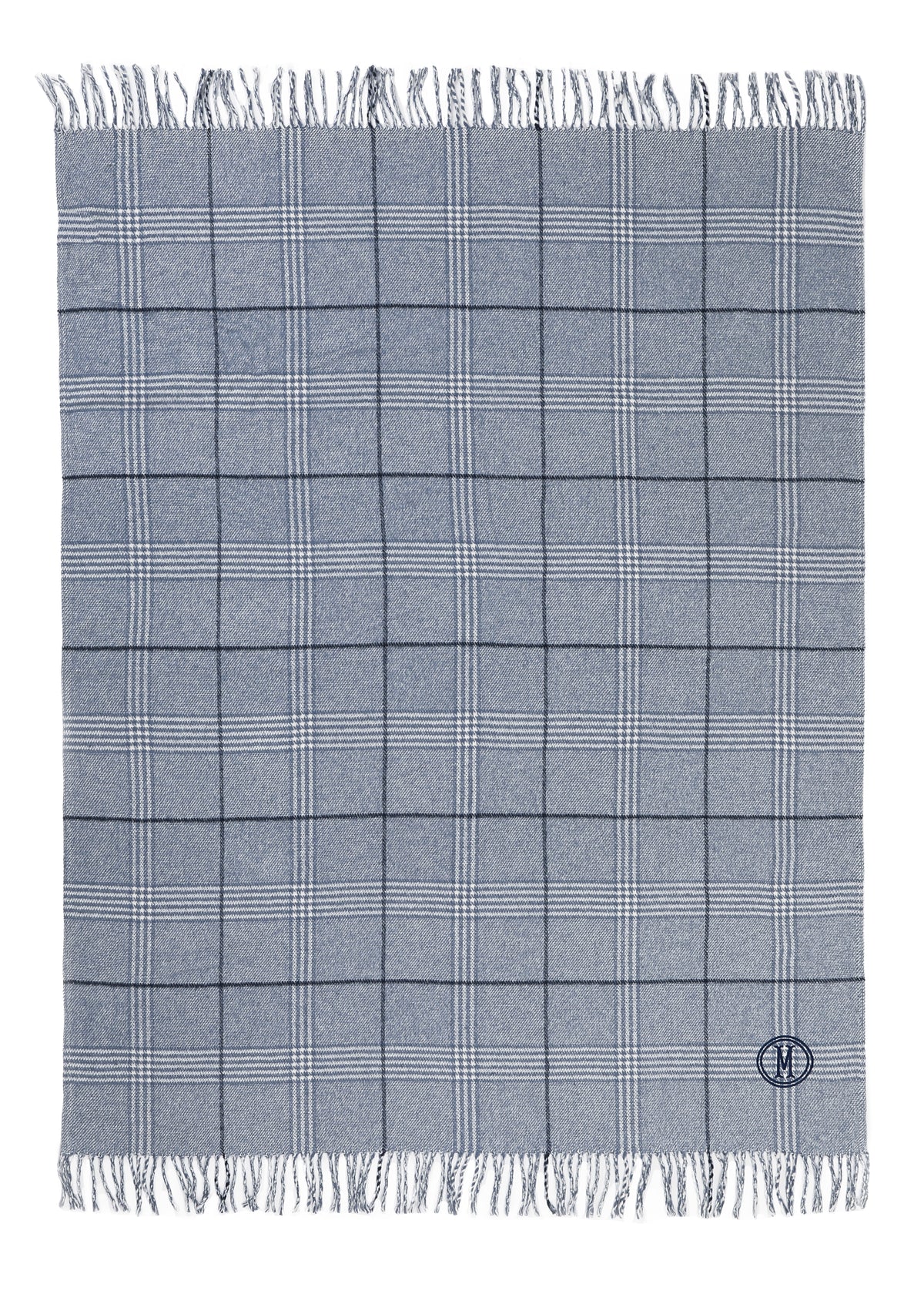 Windowpane Plaid Throw