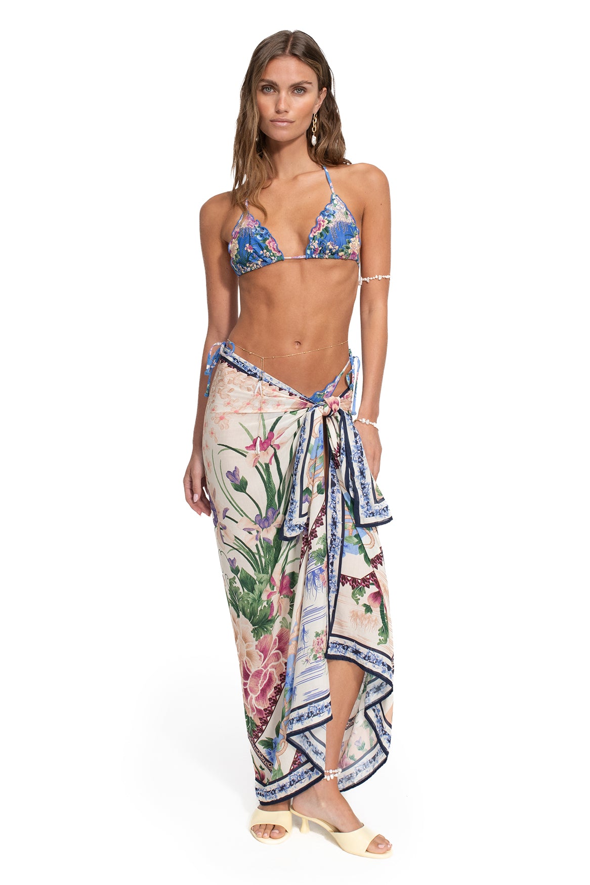 Nader Marine Pareo Cover-up in Blue