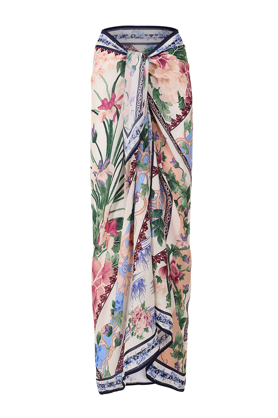 Nader Marine Pareo Cover-up in Blue