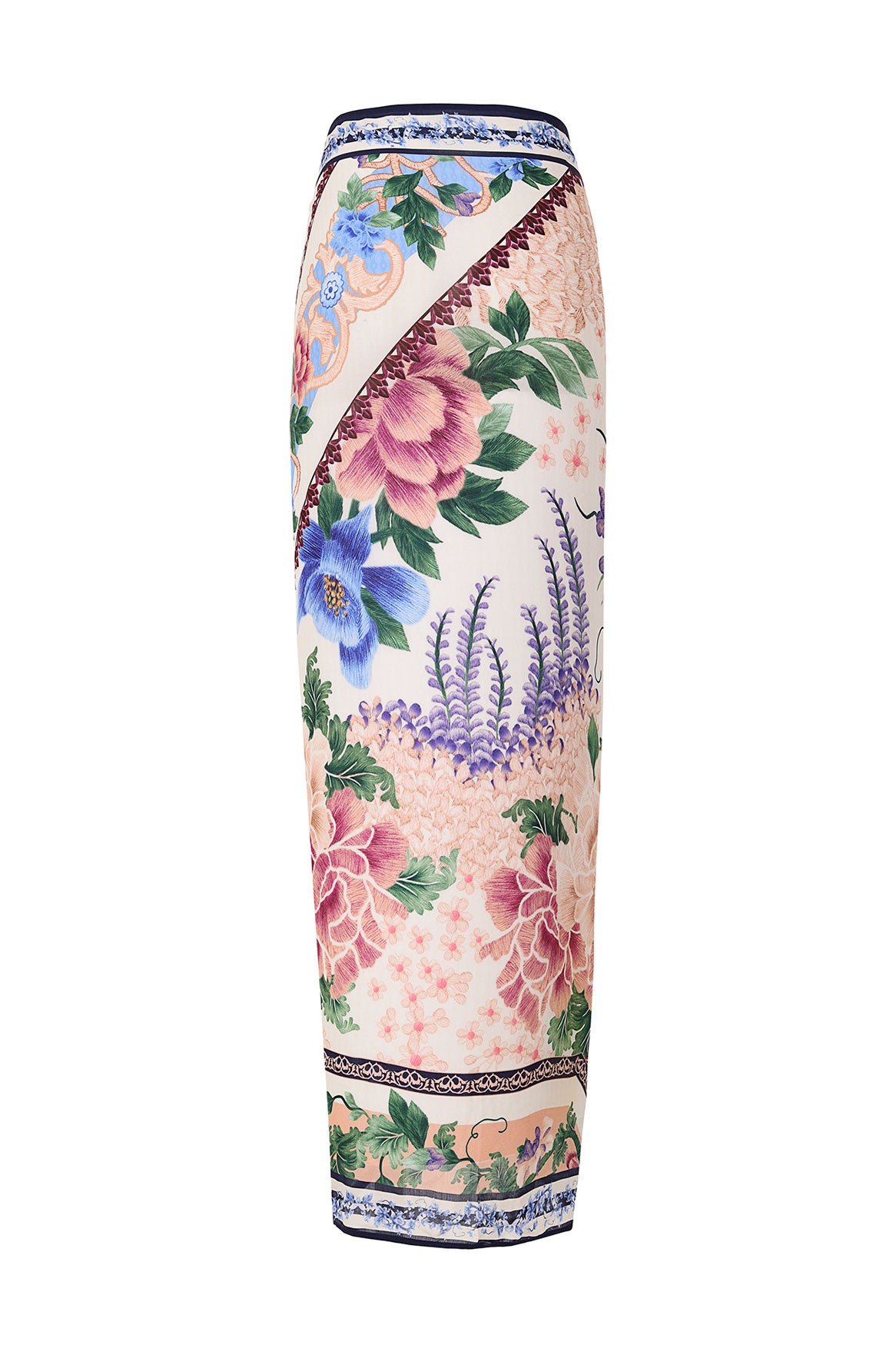 Nader Marine Pareo Cover-up in Blue