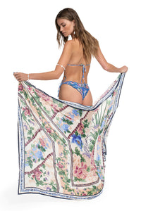 Nader Marine Pareo Cover-up in Blue