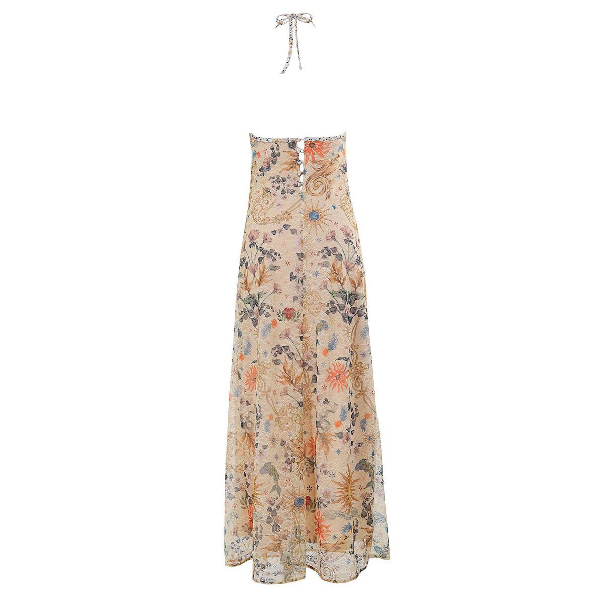 Nader Sari Dress in Multicolor