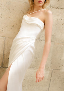 Elise Dress in Ivory