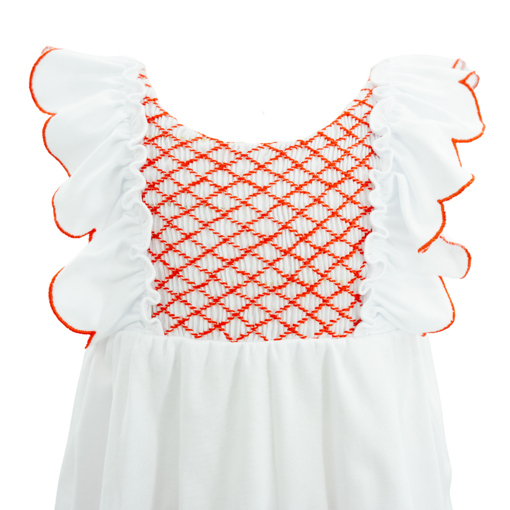 Annie Girl Set in Red Stripes