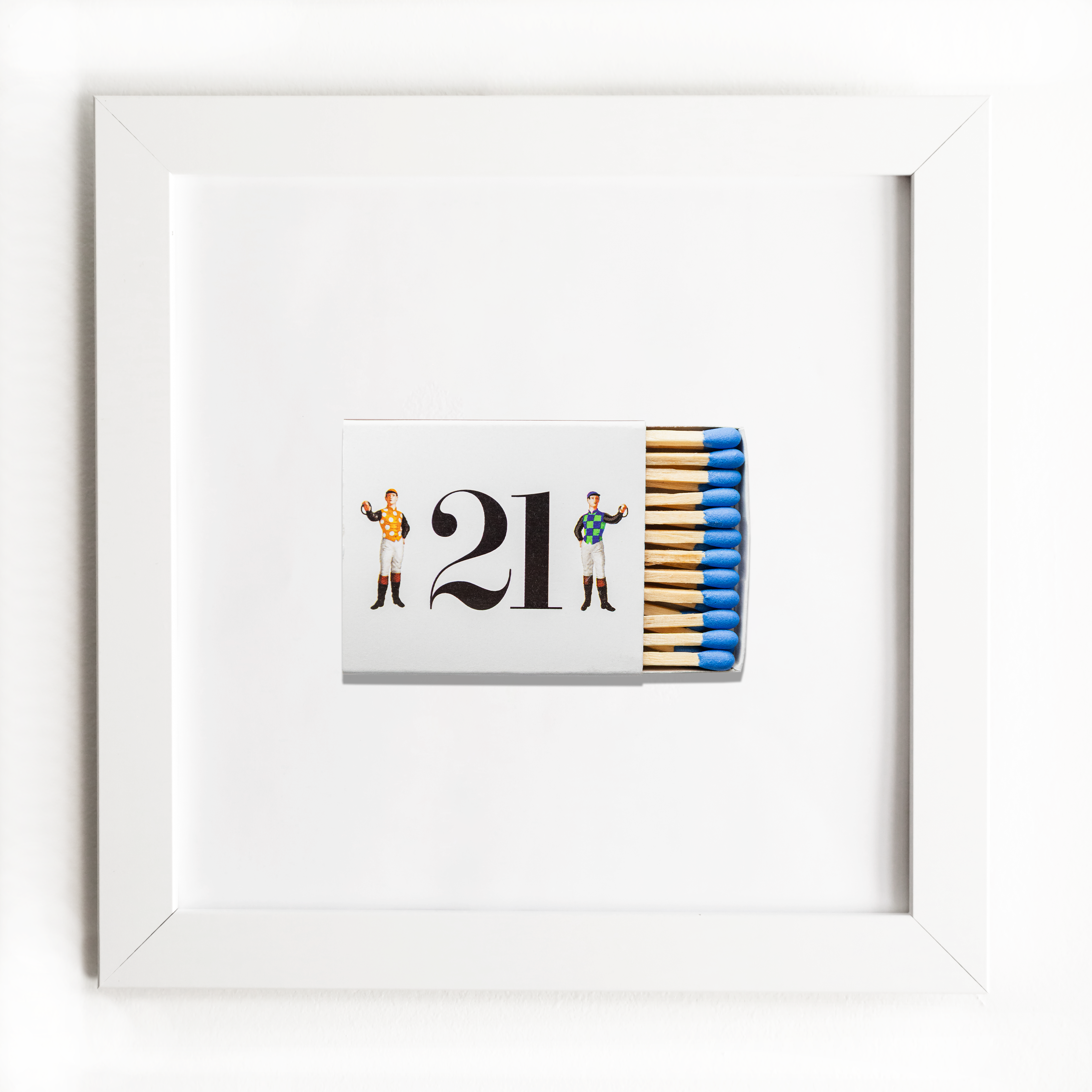 21 Club Matchbook Painting (With or Without Frame)