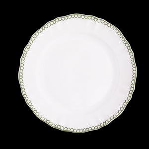 Bouclette Dinner Plate in Green
