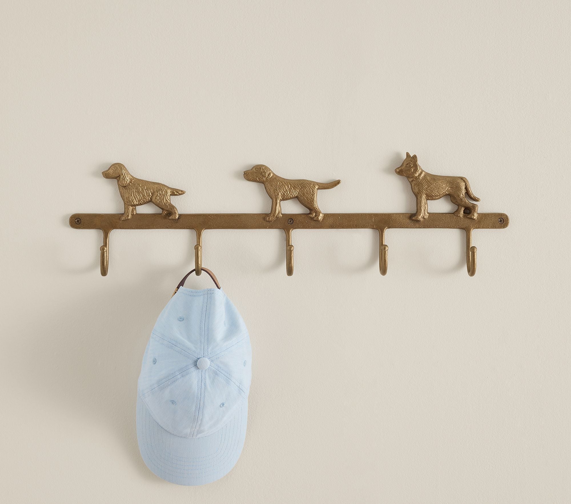 Cast Brass Hook Racks