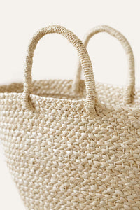 Braided Raffia Day Bag Natural