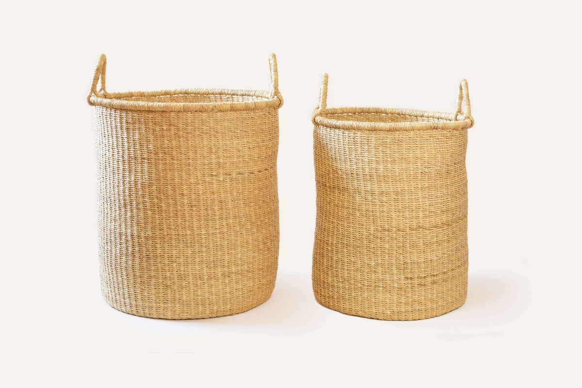 Bolga Hamper Baskets Set of 2