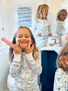 Hanukkah Two-Piece Kids Henley Pajamas
