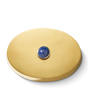 Ornella Brass Box in Lapis