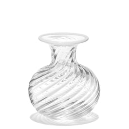 Clementina Swirl Stripe Texture Bud Vase