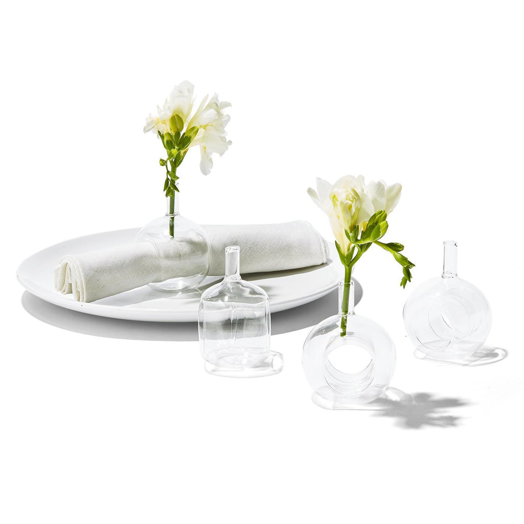 Siting Pretty Vase Napkin Ring, Set of 4