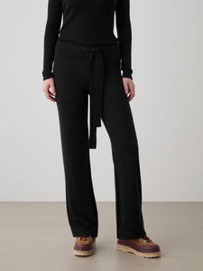 Geilo Belted Pant in Black