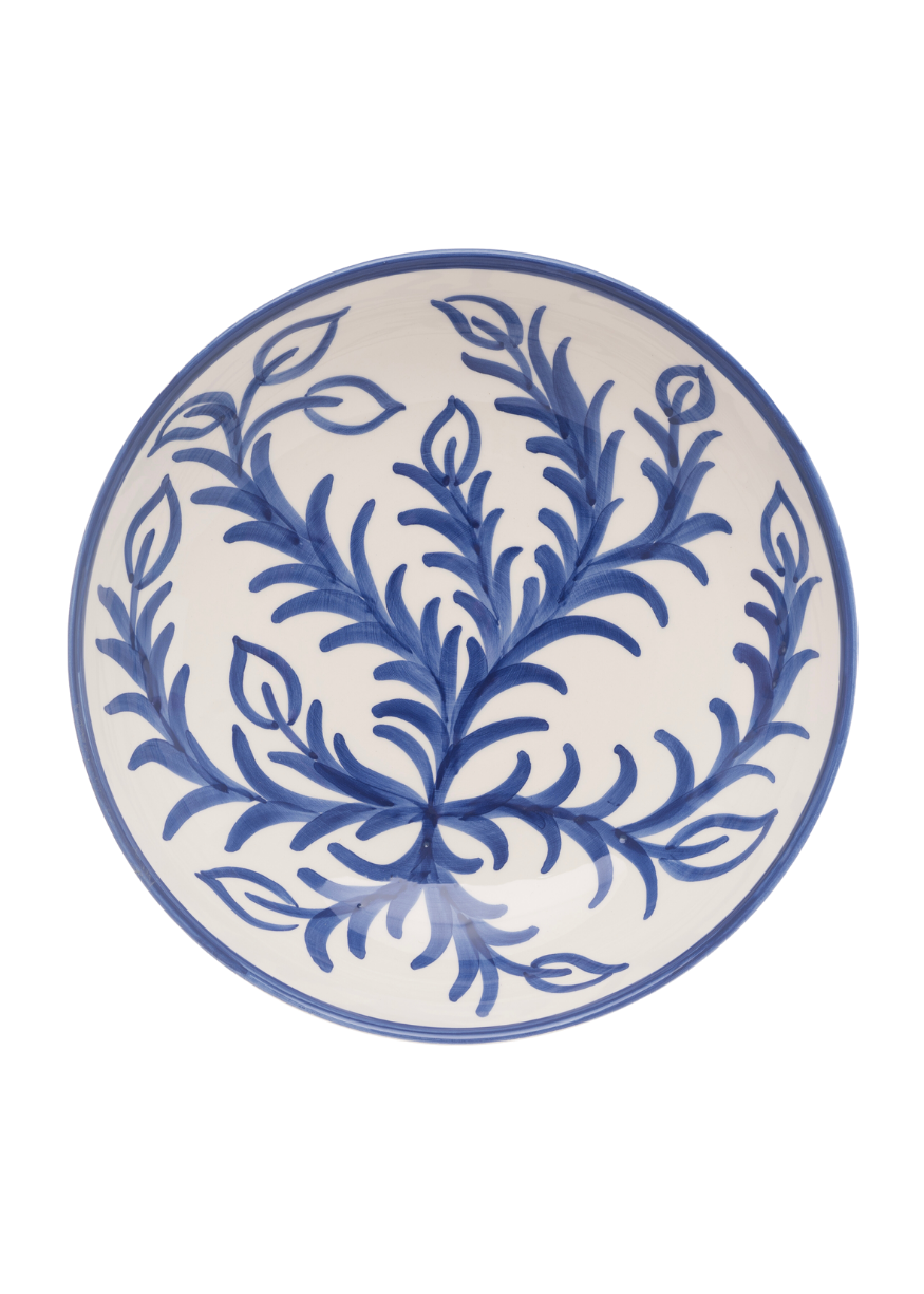 Blue Vina Large Bowl