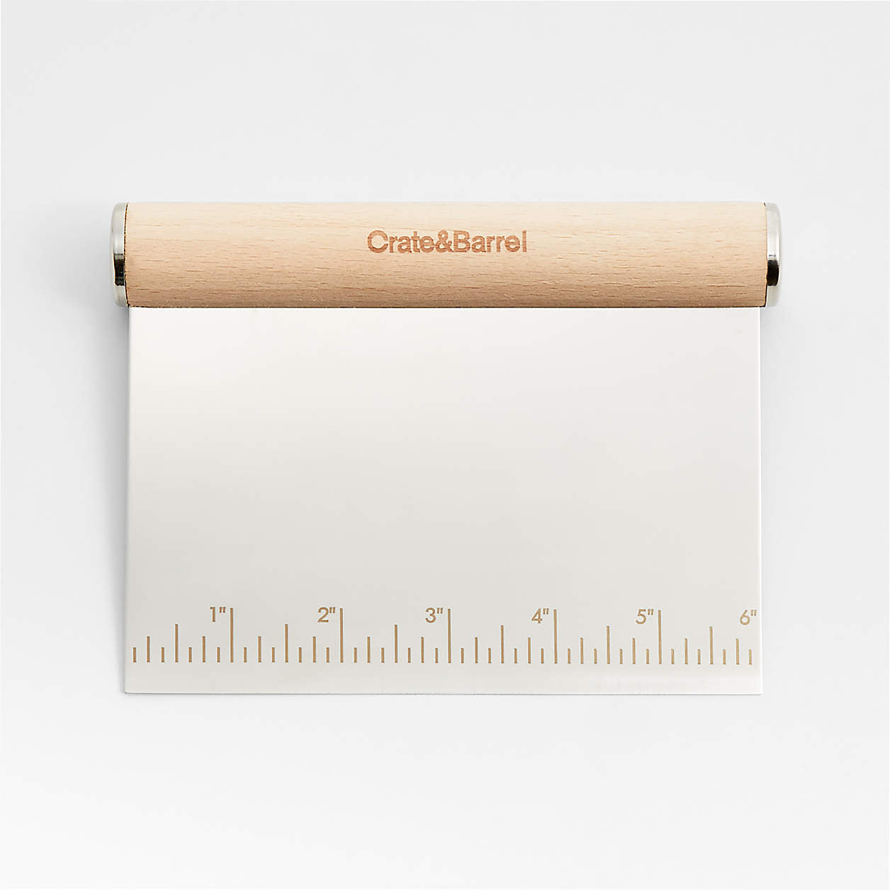 Bench Scraper with Beechwood Handle