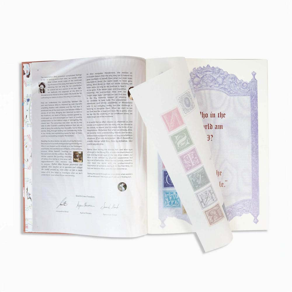 Alice in Wonderland Art Novel