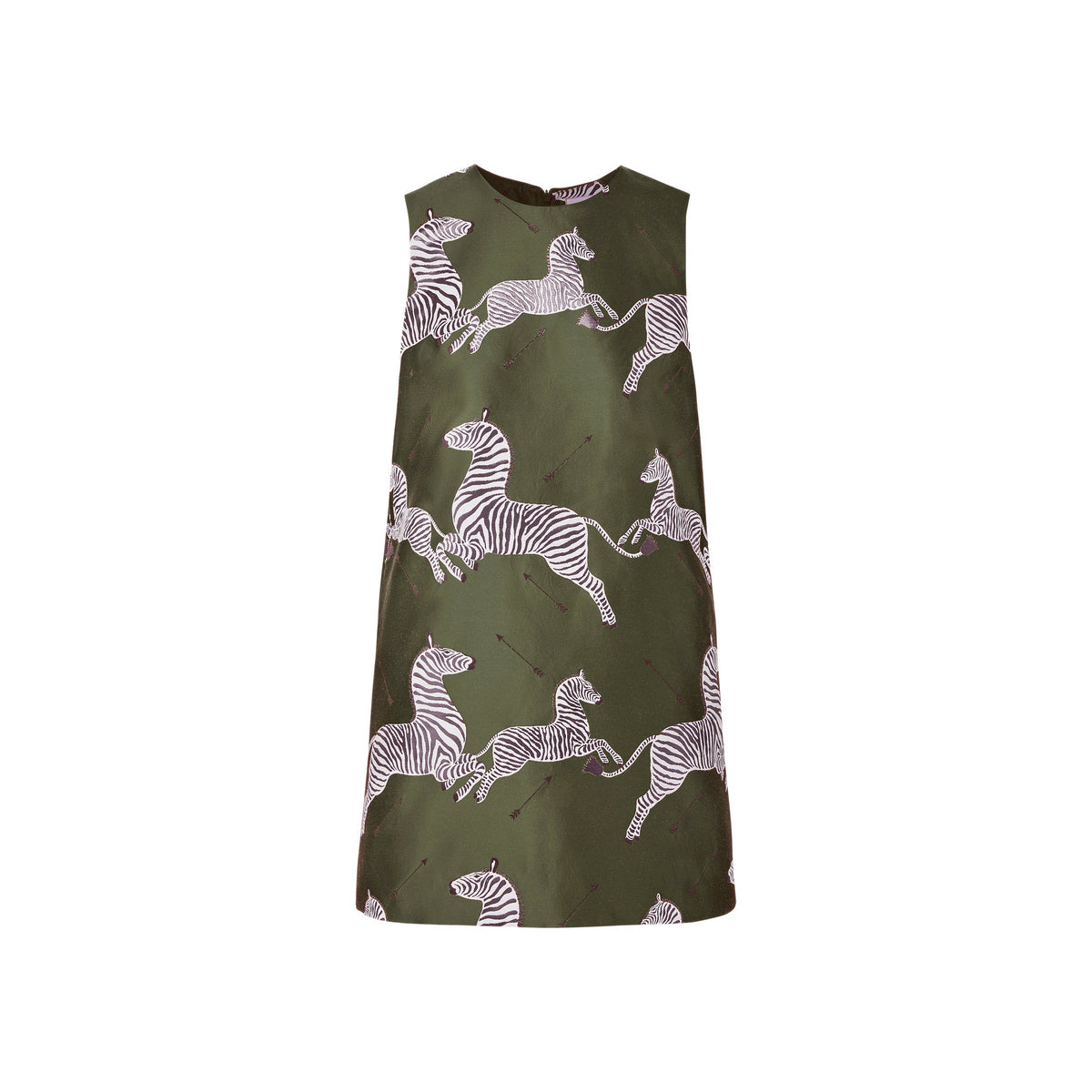 Mae x Scalamandre Laurel Dress in Olive