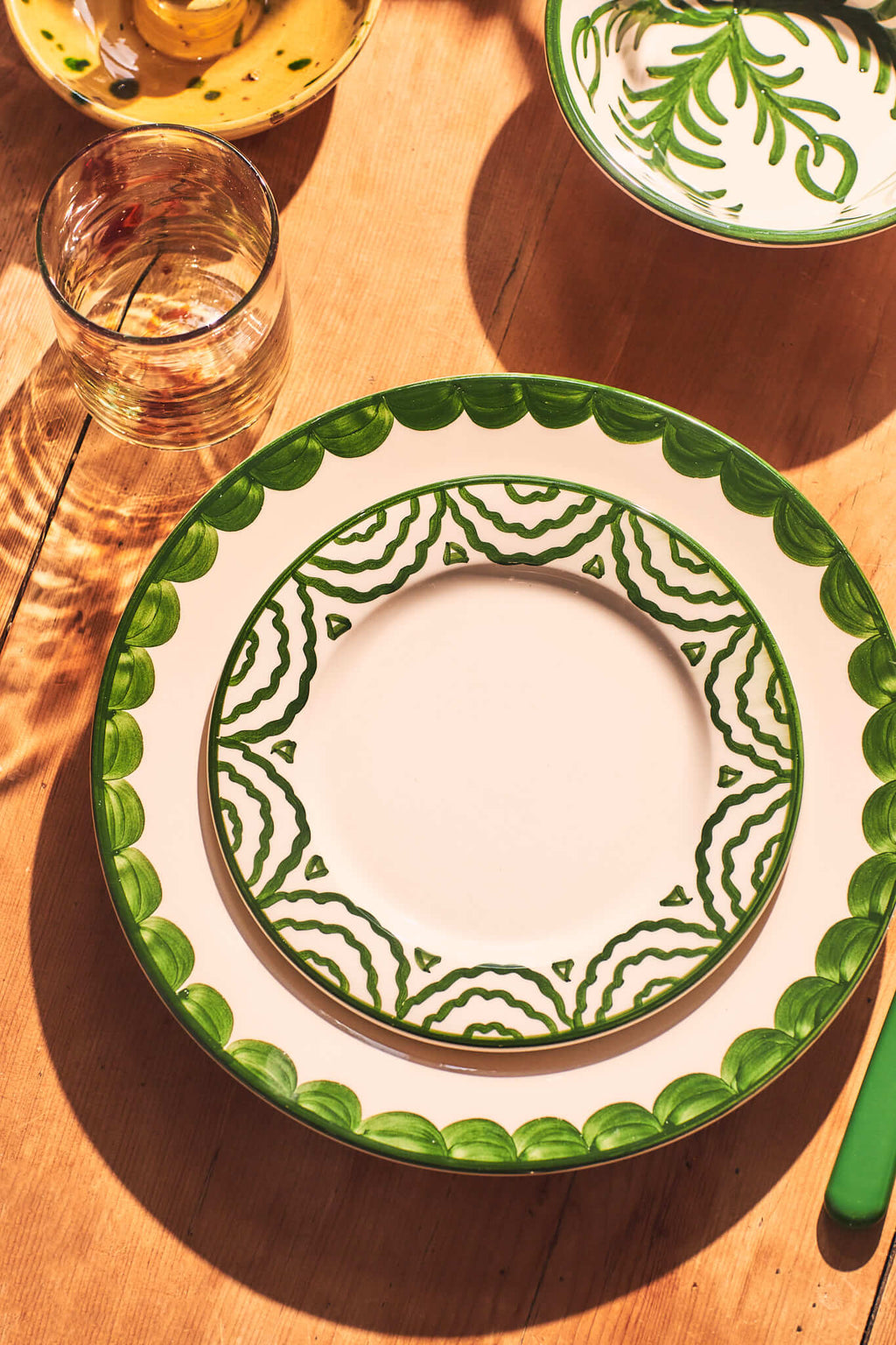 Green Tabla Side Plate